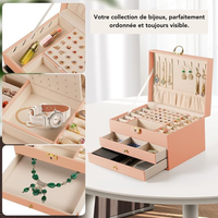 Boite a bijoux multi niveaux