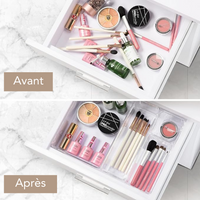 Boites transparentes organisation