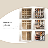 Range chaussures avec séparateurs ajustables