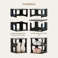 Range Chaussures Modulable: Etagères à 5 niveaux