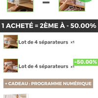 Séparateur étagère