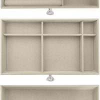 Boite a bijoux trois compartiments