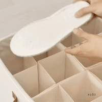 Range chaussures avec séparateurs ajustables