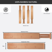 Séparateurs de tiroirs - Pack de 4