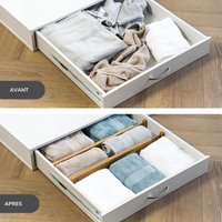 Séparateurs de tiroirs - Pack de 4